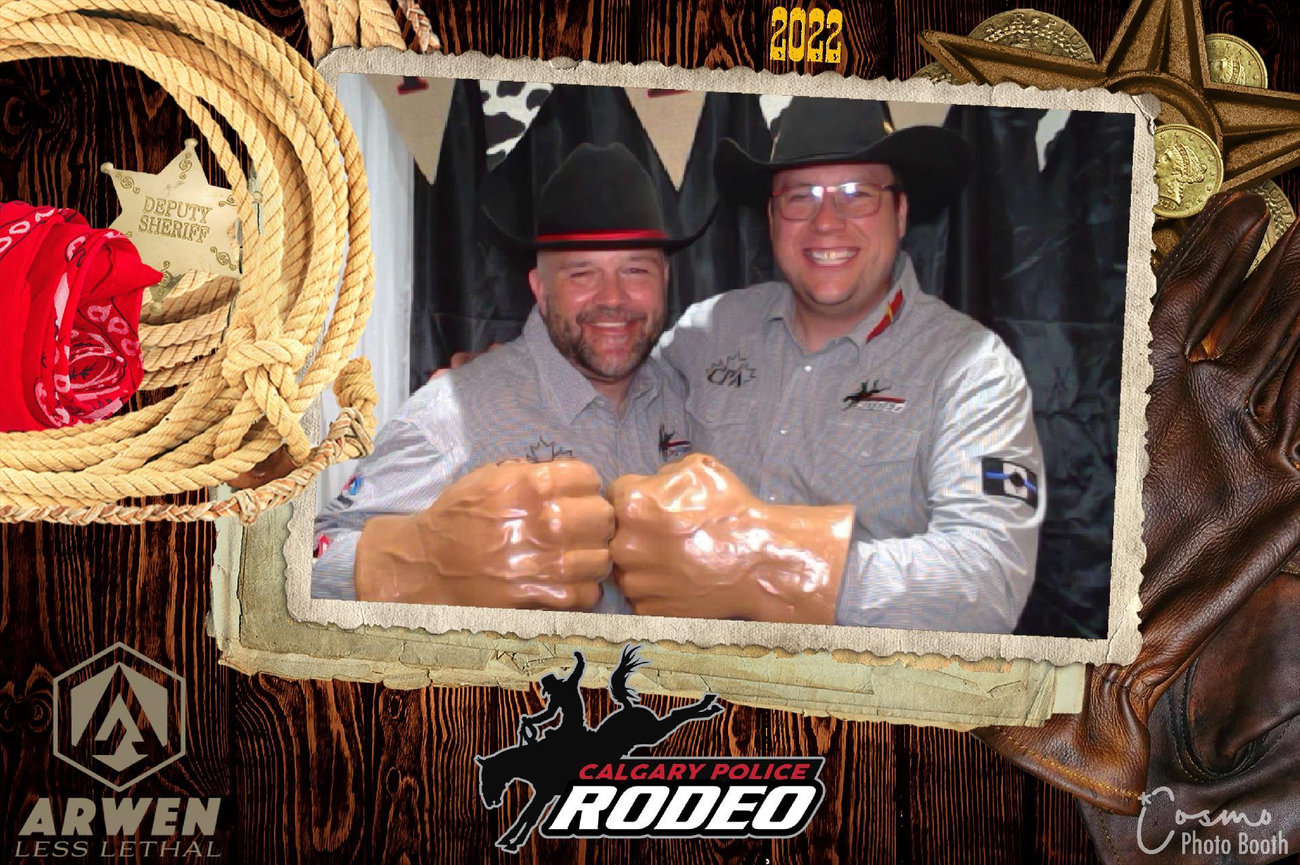Cosmo Photo Booths at the Calgary Police Rodeo: Fun & Keepsakes