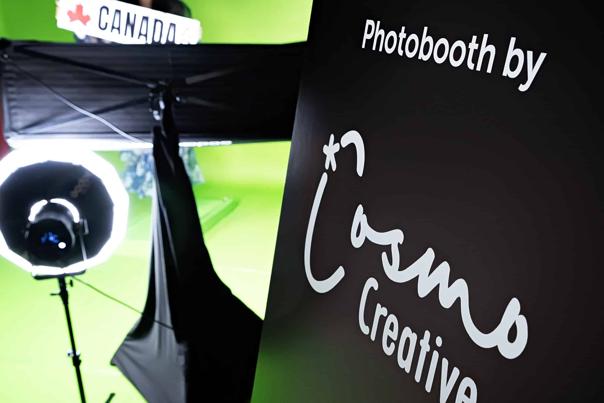Cosmo photo booth at a gala event